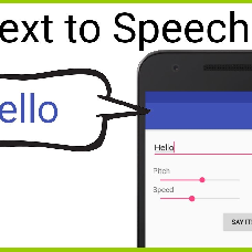 Turn text to speech for visually impaired people